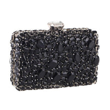 Load image into Gallery viewer, Crystal Beaded Clutch Bag