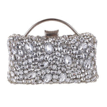 Load image into Gallery viewer, Crystal Beaded Clutch Bag