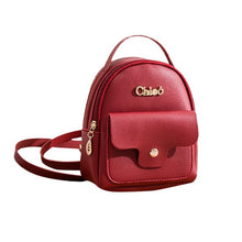 Load image into Gallery viewer, Mini Soft Touch Multi-Function Small Backpack