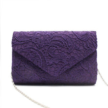 Load image into Gallery viewer, Elegant Floral Clutch Bag