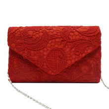 Load image into Gallery viewer, Elegant Floral Clutch Bag