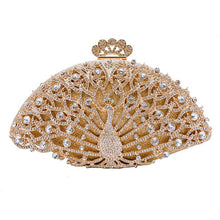 Load image into Gallery viewer, Luxury Design Diamond Crystal Clutch Bag