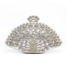 Load image into Gallery viewer, Luxury Design Diamond Crystal Clutch Bag