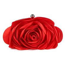 Load image into Gallery viewer, Flower Design Clutch Bag