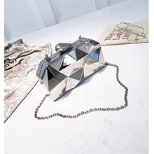 Load image into Gallery viewer, Metal High Quality Hexagon Clutch Bag
