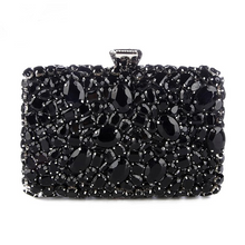 Load image into Gallery viewer, Crystal Beaded Clutch Bag