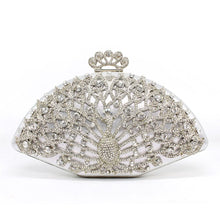 Load image into Gallery viewer, Luxury Design Diamond Crystal Clutch Bag