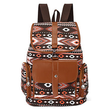 Load image into Gallery viewer, Women Vintage Canvas Backpack