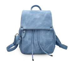 Load image into Gallery viewer, Leather Women Backpack