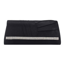 Load image into Gallery viewer, Diamond  Ruched Clutche Bag