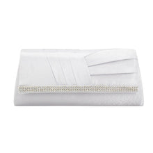 Load image into Gallery viewer, Diamond  Ruched Clutche Bag